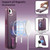 iPhone 17e / 16e CaseNeo Finger Grip Strap MagSafe Leather Phone Case - Purple