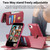 iPhone 17e / 16e CaseNeo Finger Grip Strap MagSafe Leather Phone Case - Red