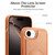 iPhone 17e / 16e CaseNeo Finger Grip Wristband MagSafe Back Phone Case - Brown