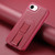 iPhone 17e / 16e CaseNeo Finger Grip Wristband MagSafe Back Phone Case - Red