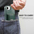 iPhone 17e / 16e CaseNeo Fold Holder Retro Elastic Card Bag Magnetic Back Phone Case - Green