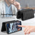 iPhone 17e / 16e CaseNeo MagSafe RFID Anti-theft Zipper Wallet Retro Leather Phone Case - Black