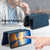 iPhone 17e / 16e CaseNeo MagSafe RFID Anti-theft Zipper Wallet Retro Leather Phone Case - Blue