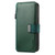 iPhone 17e / 16e CaseNeo MagSafe RFID Anti-theft Zipper Wallet Retro Leather Phone Case - Green