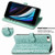 iPhone 17e / 16e Cat and Dog Embossed Leather Phone Case - Green
