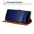 iPhone 17e / 16e Cherry Blossoms Embossed Leather Phone Case - Brown