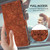 iPhone 17e / 16e Cherry Blossoms Embossed Leather Phone Case - Brown