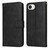 iPhone 17e / 16e Classic Calf Texture Flip Leather Phone Case - Black