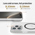 iPhone 17e / 16e Clear PC Injection MagSafe Phone Case - White