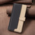 iPhone 17e / 16e Color Matching RFID Anti-theft Leather Phone Case - Black