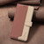 iPhone 17e / 16e Color Matching RFID Anti-theft Leather Phone Case - Brown