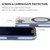 iPhone 17e / 16e Colorful 2 in 1 MagSafe Ring Holder Phone Case - Mint Green
