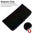 iPhone 17e / 16e Colorful Magnetic Buckle Leather Phone Case - Black