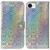 iPhone 17e / 16e Colorful Magnetic Buckle Leather Phone Case - Silver