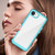 iPhone 17e / 16e Colorful Series Acrylic + TPU Phone Case - Transparent Blue