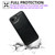 iPhone 17e / 16e Cowhide Texture Back Cover Phone Case - Black