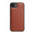 iPhone 17e / 16e Cowhide Texture Back Cover Phone Case - Brown