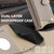 iPhone 17e / 16e Crossbody Chain Fishtail Litchi Leather Phone Case - Grey