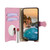 iPhone 17e / 16e Crossbody Chain Fishtail Litchi Leather Phone Case - Pink