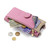iPhone 17e / 16e Crossbody Chain Fishtail Litchi Leather Phone Case - Pink