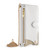 iPhone 17e / 16e Crossbody Chain Fishtail Litchi Leather Phone Case - White