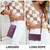 iPhone 17e / 16e Crossbody Strap RFID Blocking Zipper Wallet Leather Phone Case - Purple