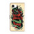 iPhone 17e / 16e Crystal-Like Painted Vegan Leather Phone Case - Christmas Graffiti