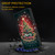 iPhone 17e / 16e Crystal-Like Painted Vegan Leather Phone Case - Christmas Tree