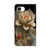 iPhone 17e / 16e Crystal-Like Painted Vegan Leather Phone Case - Golden Lotus