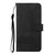 iPhone 17e / 16e Cubic Skin Feel Flip Leather Phone Case - Black