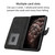 iPhone 17e / 16e Cubic Skin Feel Flip Leather Phone Case - Black