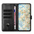 iPhone 17e / 16e Daisy Embossed Leather Phone Case - Black
