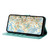 iPhone 17e / 16e Daisy Embossed Leather Phone Case - Green