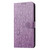 iPhone 17e / 16e Daisy Embossed Leather Phone Case - Light Purple