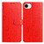iPhone 17e / 16e Daisy Embossed Leather Phone Case - Red