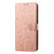 iPhone 17e / 16e Daisy Embossed Leather Phone Case - Rose Gold