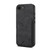 iPhone 17e / 16e Denior D06 PU Back Cover Card Slot Holder Phone Case - Black