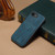 iPhone 17e / 16e Denior D06 PU Back Cover Card Slot Holder Phone Case - Blue
