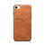 iPhone 17e / 16e Denior D09 PU Dual Card Slot Back Cover Phone Case - Brown