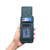 iPhone 17e / 16e Denior D28 Retro Texture RFID MagSafe Vertical Flip Card-slot Phone Case - Blue