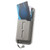 iPhone 17e / 16e Detachable Magnetic Card Bag Phone Case with Finger Ring Grip & Anti-loss Rope - Gray