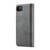 iPhone 17e / 16e DG.MING Crazy Horse Texture Detachable Magnetic Leather Phone Case - Grey