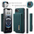 iPhone 17e / 16e DG.MING M1 Series 3-Fold Multi Card Wallet Leather Phone Case - Green