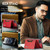 iPhone 17e / 16e DG.MING M2 Series 3-Fold Card Bag Wallet Leather Phone Case - Red
