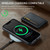 iPhone 17e / 16e DG.MING M5 Series Zip RFID Multi Card Detachable Leather Phone Case - Black