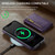 iPhone 17e / 16e DG.MING M5 Series Zip RFID Multi Card Detachable Leather Phone Case - Purple