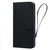iPhone 17e / 16e Diamond Buckle Leather Phone Case with Lanyard - Black