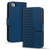 iPhone 17e / 16e Diamond Buckle Leather Phone Case with Lanyard - Royal Blue