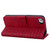iPhone 17e / 16e Diamond Buckle Leather Phone Case with Lanyard - Wine Red