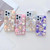 iPhone 17e / 16e Diamond Inlaid Rose PC Phone Case - Pink